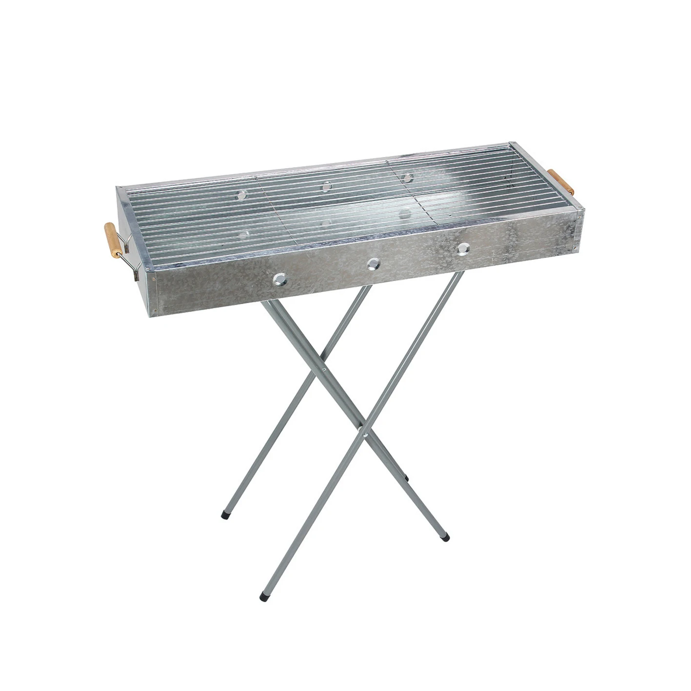Outdoor BBQ Grills, Folding Portable Wood and Carbon Barbecue, Charcoal Stove for Cooking Carbon Meat Grills