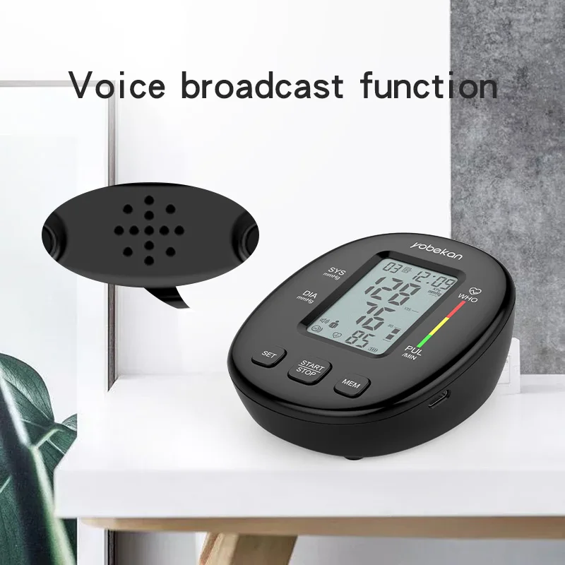 Цифровой измеритель артериального давления Yobekan OEM Arm Type-C USB с адаптером