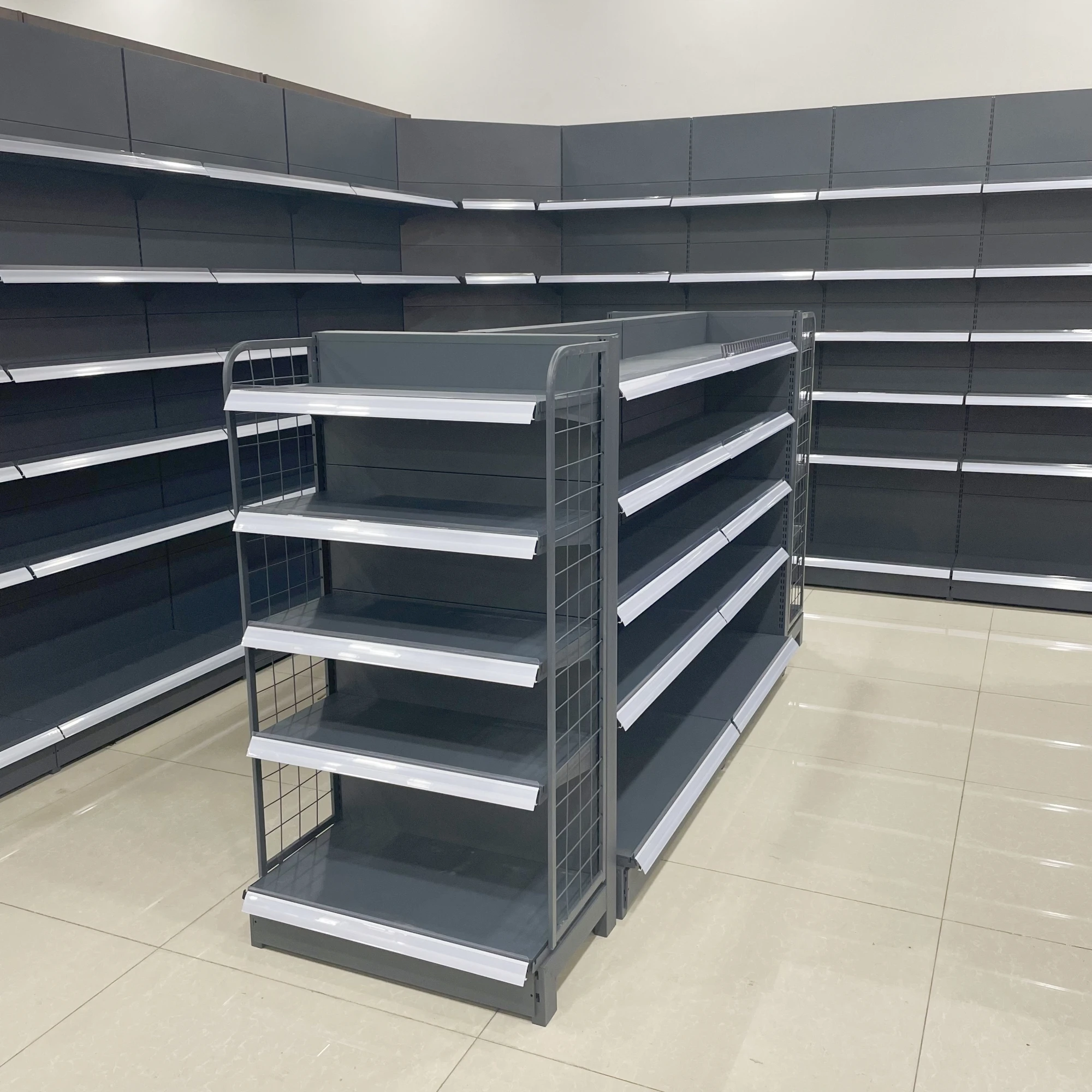 Custom supermarket gondolas shop shelves display rack supermarket gondola shelf for retail store super market racks