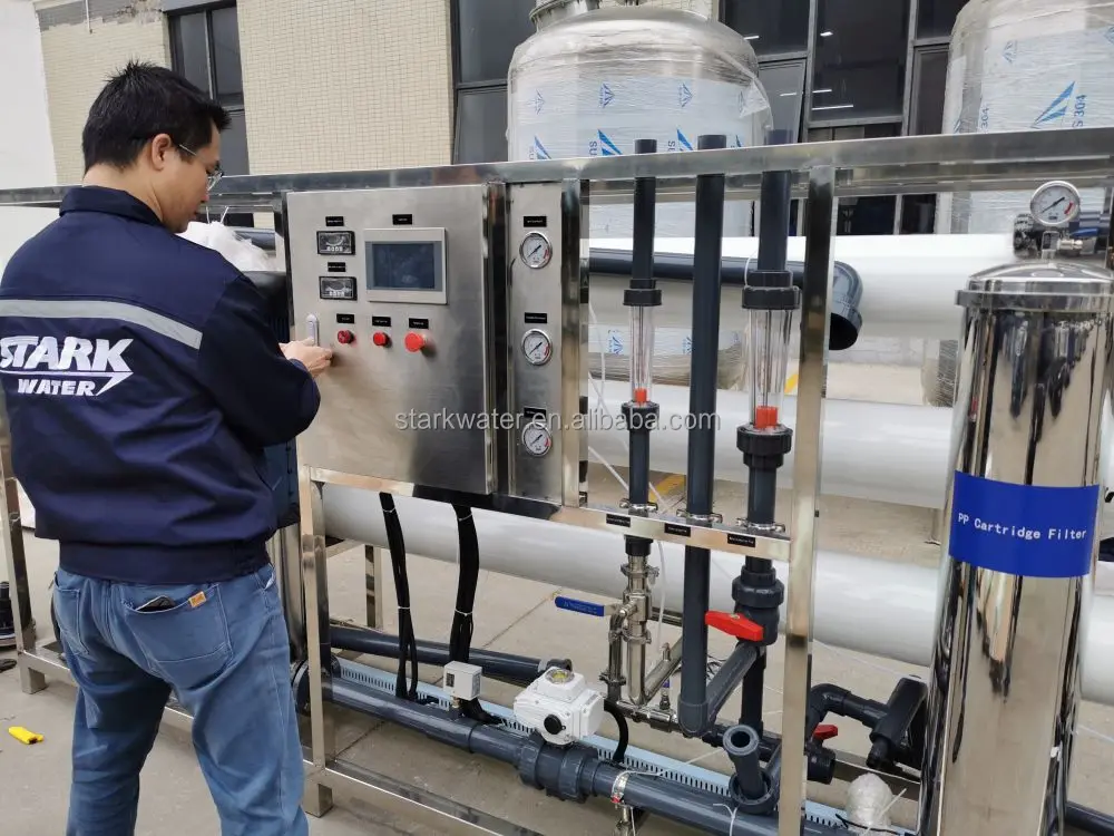 Best Price PLC 10T Reverse Osmosi Home Whole House System Waste Water Treatment Equipment Clarifier Water Treatment Chemical
