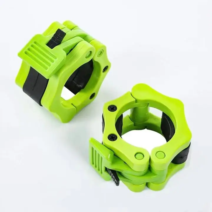 Quick release dumbbell lock standard weight bar clamp for nylon barbell ring lock clamp 50mm 25mm