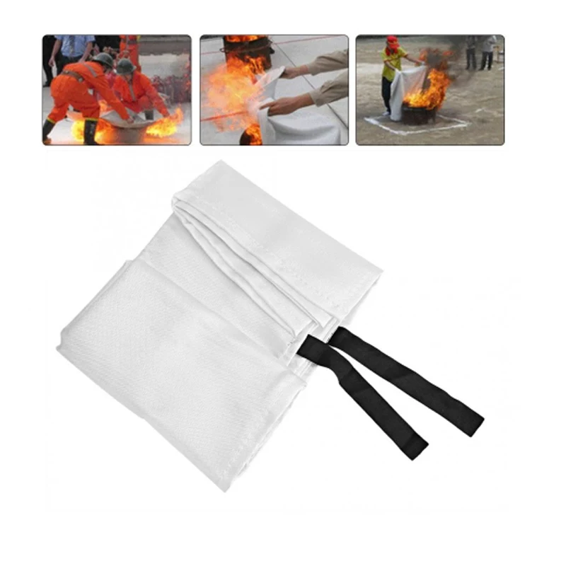 2M X 2M Fire Fighting Equipment Fiberglass Cloth Welding Fire Blanket