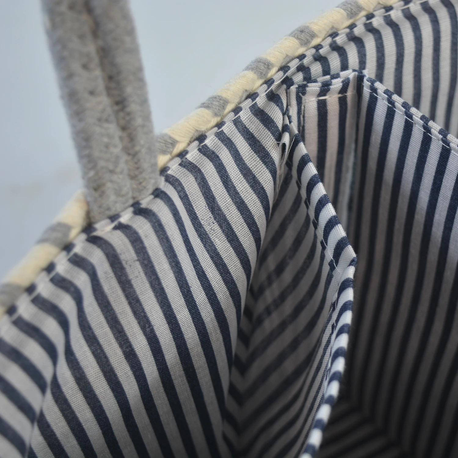 KUYUE Baby Rope Diaper Caddy - Nursery Storage Bin and Car Organizer Storage Boxes & Bins Foldable Opp Bag Clothing Organizer