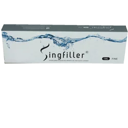 Singfiller Америка CE красоты чистой гиалуроновой кислоты гелевый сшитого геля гиалуроновой кислоты для литья под давлением