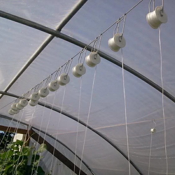 Hot Sale and Low cost Greenhouse Trellising Tomato Roller Hook For Tomato Growing