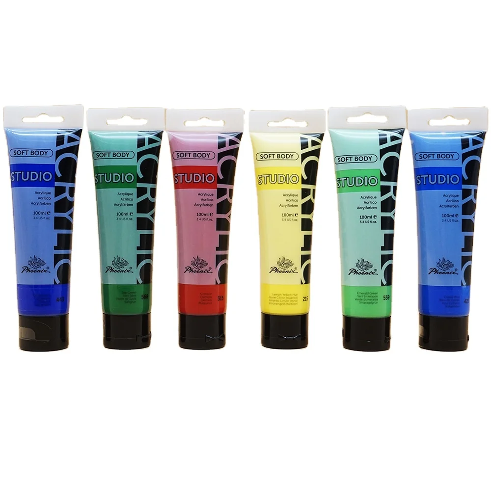 Free sample 75ml acrylic paint for painting acrylic artistic paints