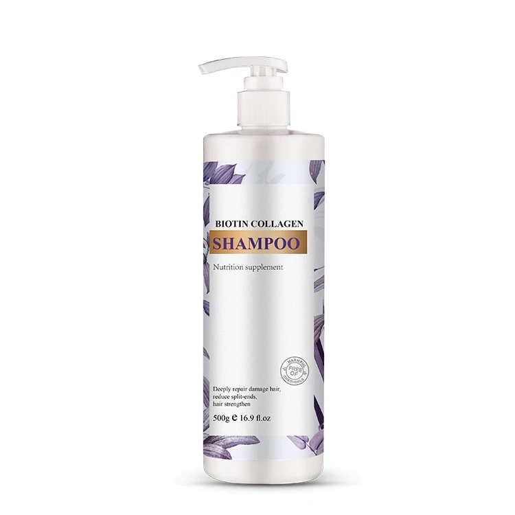 Private Label Bio Hair Care Shampoo Natural Organic Cleansing Cruelty Free Biotin Protein Infused Hair Shampoo