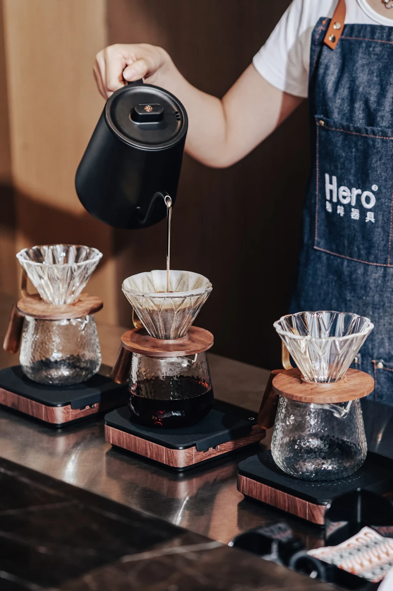 zeroHero Travel Rechargeable Electric Coffee Scale with Timer