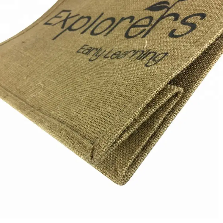 Raw material export hessian burlap jute tote bag screen printing ink for advertising