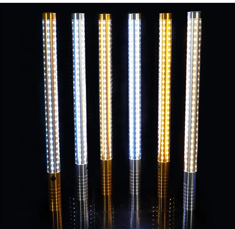 New 80cm Rechargeable Led Strobe Baton High Quality Long Dancing Flashing Stick LED Service Bottle Sparkler Topper for Night Bar