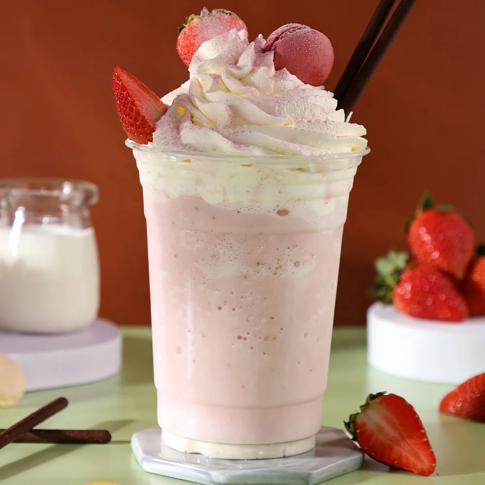 HEYTEA hot sell grape Smoothie drinks bubble tea ingredients grape fruit syrup cheese powder crystal boba balls