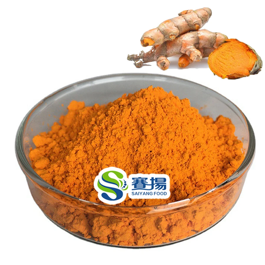Bulk High Quality Good Price Food Additives Pure Turmeric Root Extract Powder Natural Pigment CAS 458-37-7 10% 20% 65% Curcumin