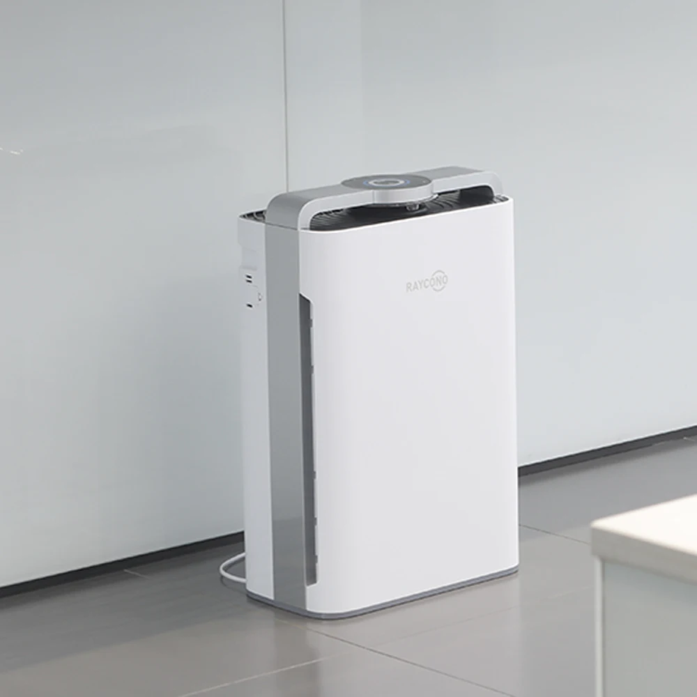 Raycono RAF-08HAO Model UV Sterilization Large Room Floor-Standing Air Purifier with Humdification Function