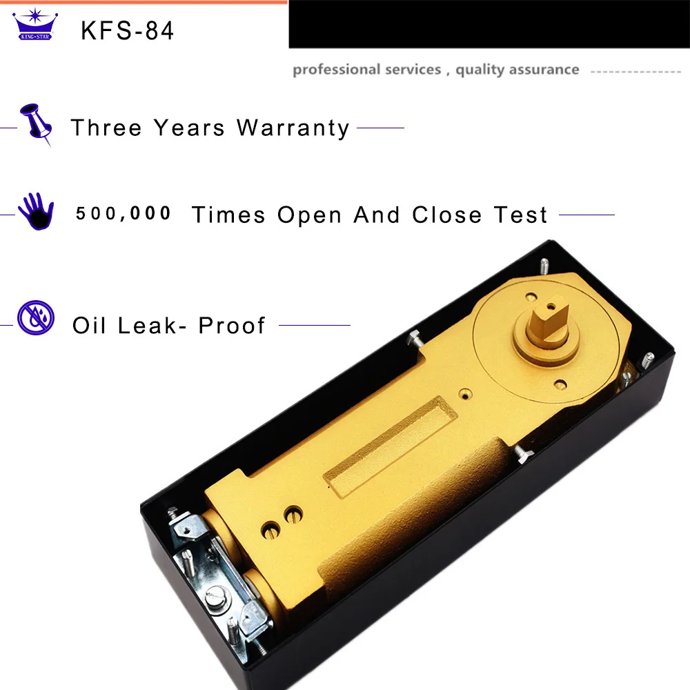 Kingstar KFS-84 Hydraulic Glass Door Floor Spring Hinge