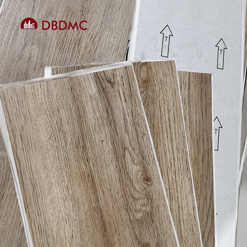 Waterproof flooring wood floor self adhesive/ Glue down PVC Vnyl flooring Planks