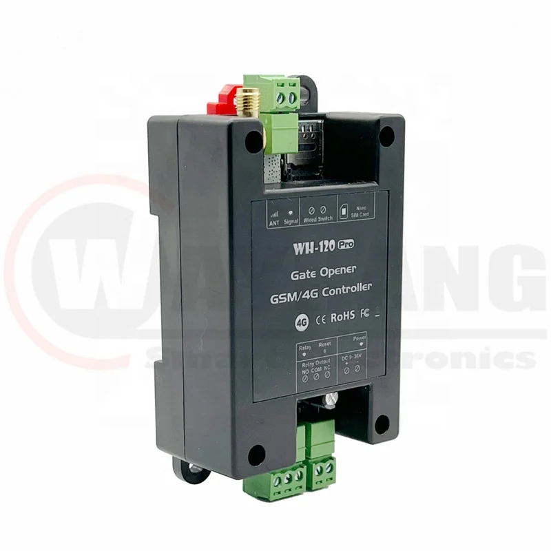 New Model 4G Remote Control Relay Switch 4G Sim Card Mobile Phone Control GSM Door Lock GSM Gate Controller WH-120 PRO