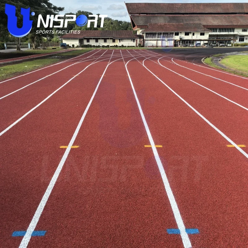 UNI Athletic Track Flooring Material - Perfect for Running Tracks, Resurfacing & New Installations
