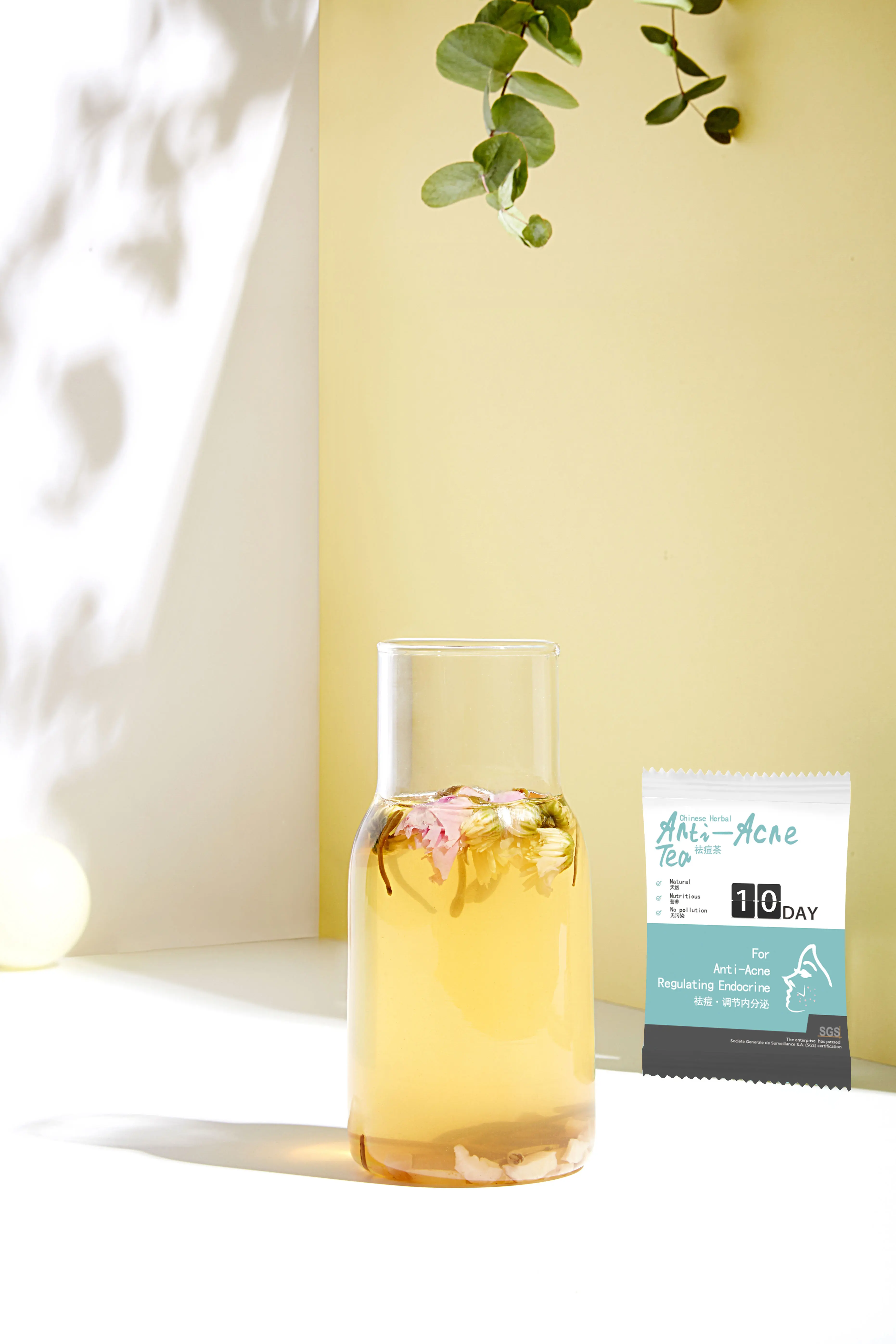 100% Natural Healthy Flower Tea Anti-constipation Anti-acne Tea Moringa Tea