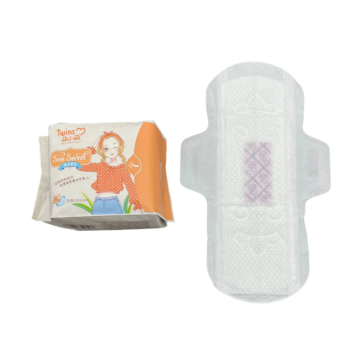 OEM Soft Absorbable Maternity Sanitary Belts Sanitary Napkin Pad Disposable