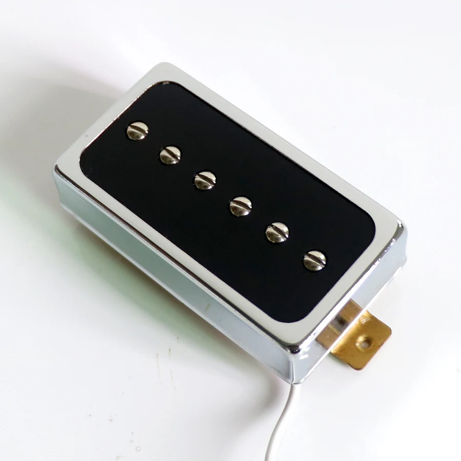 Custom AlNiCo 2 P90 Humbucker Size LP Guitar Pickup with Single Coil for HH Electric Guitars