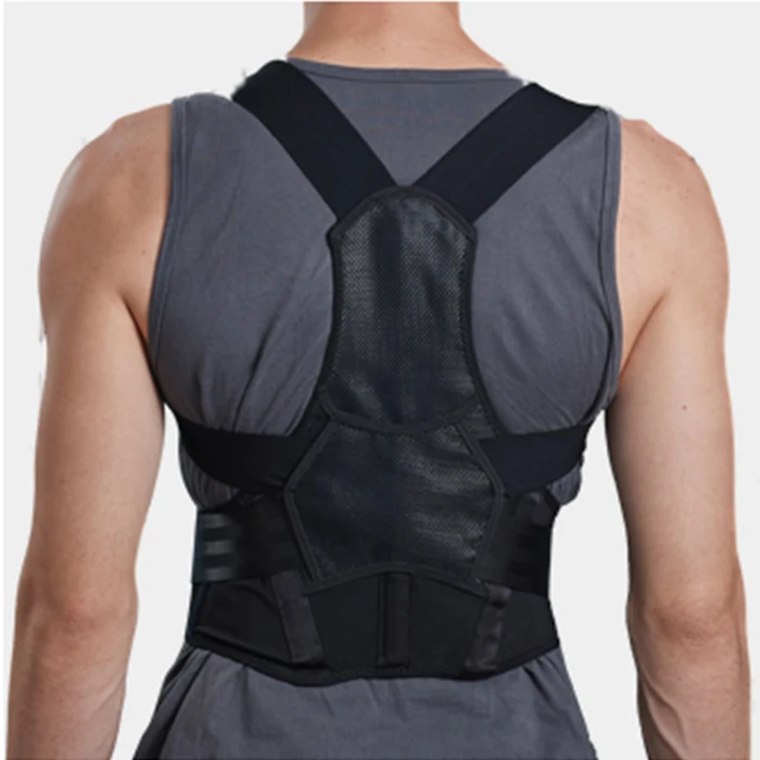 China Wholesale Adjustable Shoulder Back Support Posture Corrector Brace Belt