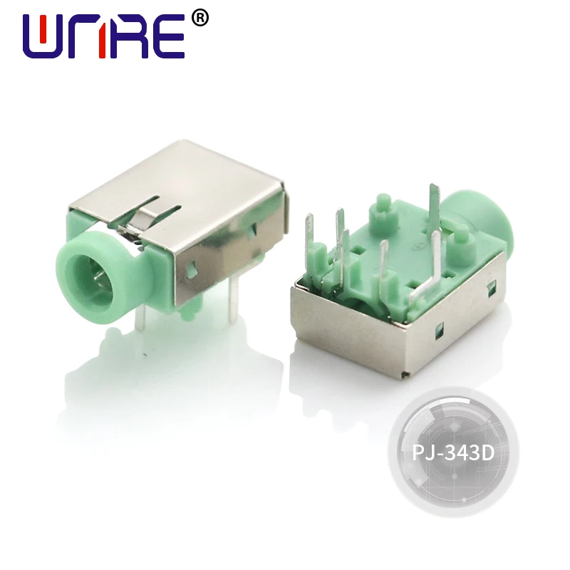 PJ-342E/PJ-343/ PJ-343A/PJ-343D 3.5MM 3D Stereo Audio Socket 3.5 Dual Channel Headset 6 Pin Switch Connector (PIN) For Notebook