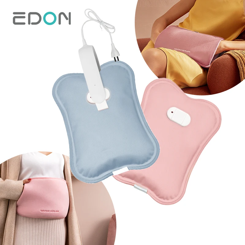 Long Warm Electric Hot Compress Heat Pack Water PVC Bag Bottle Heater Rechargeable
