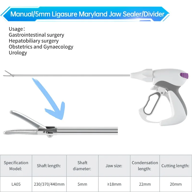 factory Wholesale price Bipolar Surgical Ligasure Vessel Sealing Electric Surgery Instrument Ligasure maryland Small Jaw Forceps