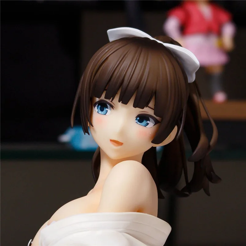 16CM Anime Figure Kendo Girl Xiyuan Temple Nadeko Sexy  Kneeling Pose Adult Model