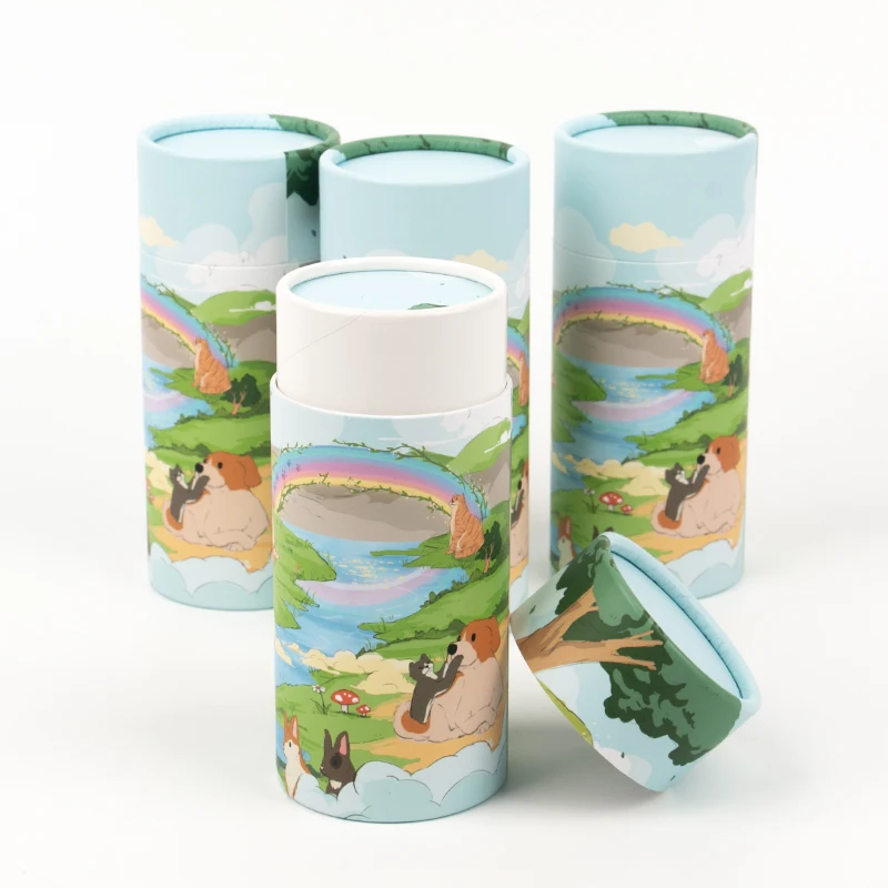 rainbow bridge urn biodegradable paper urna scattering tube cremation ashes tube sea burial animal urn pet cremation urns