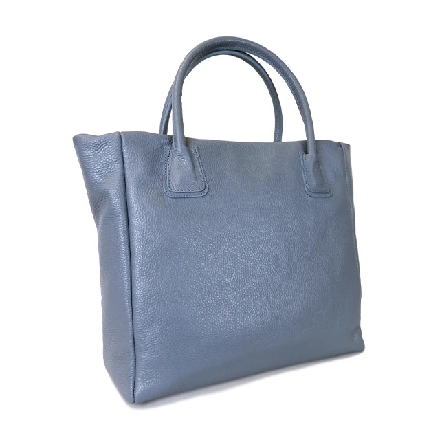 High Quality Made In Italy Soft And Lightweight Genuine Leather Tote Bag Large Capacity For All Season