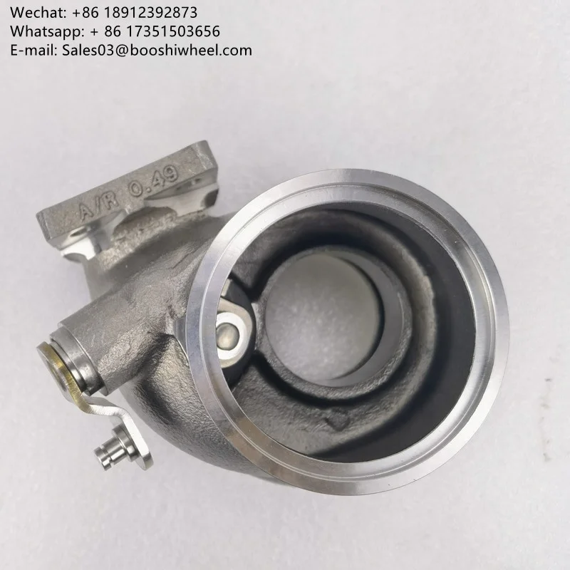 New G25 AR 0.49 T25 Standard Rotation Turbine Housing G25 871389-5001S 858161 stainless steel with flapper K418 material