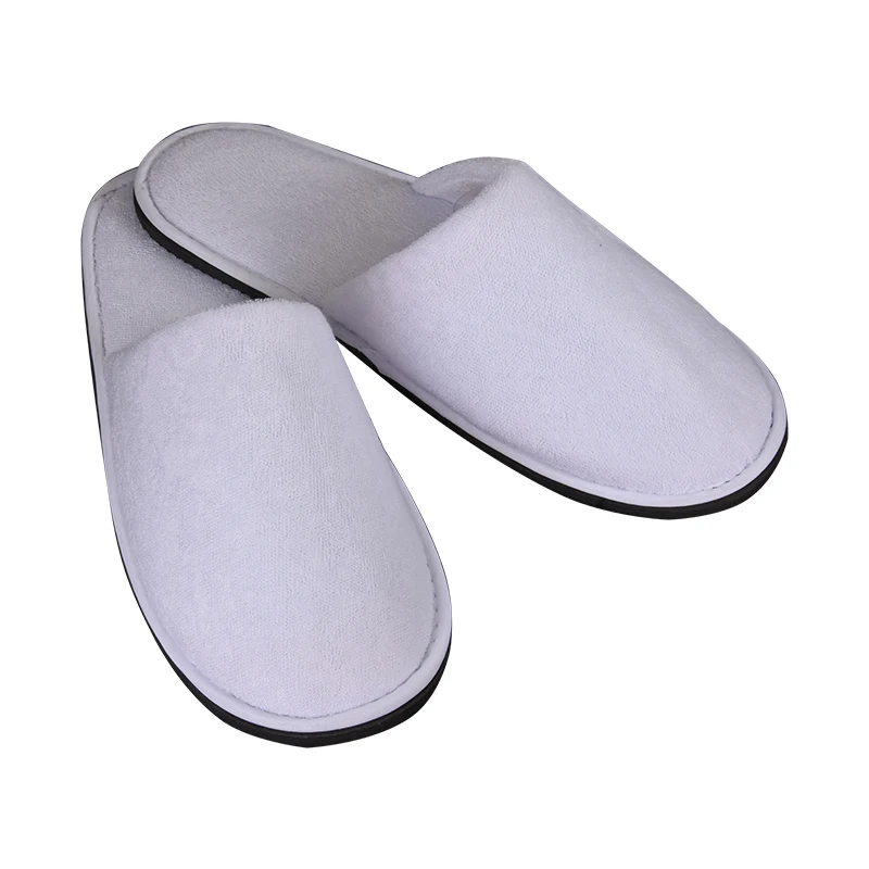 Cheap Price White Anti-slip EVA Sole Disposable Slippers For Hotel