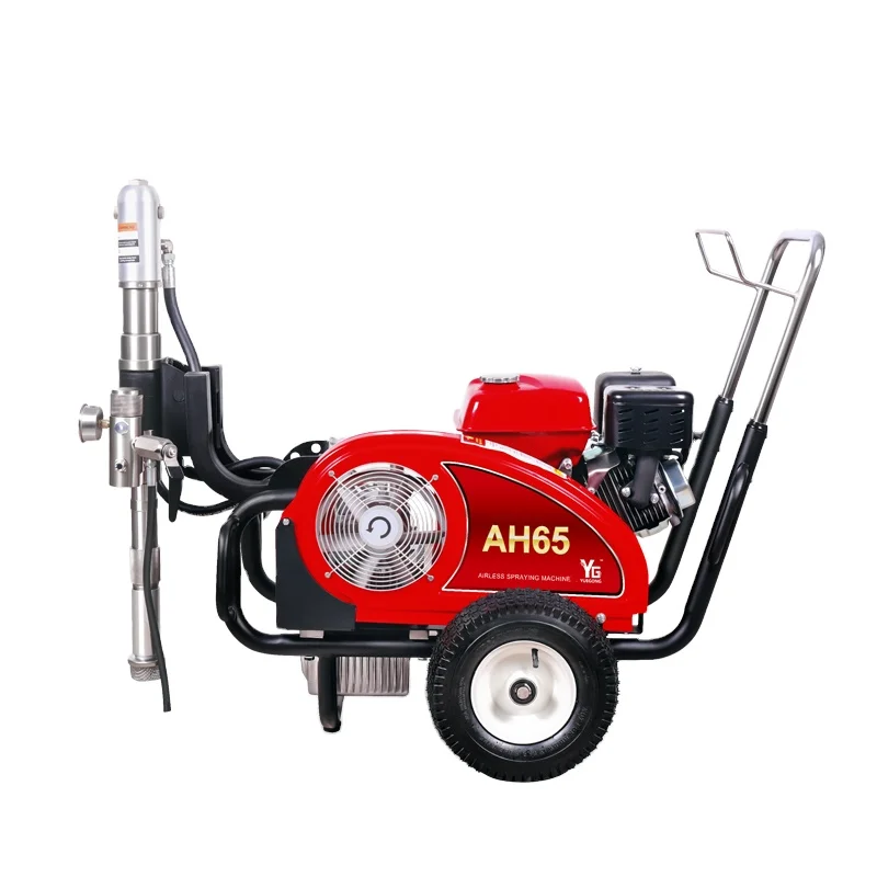 Putty Spray Machine AH65 with CE High Pressure Airless Paint Sprayer 10HP