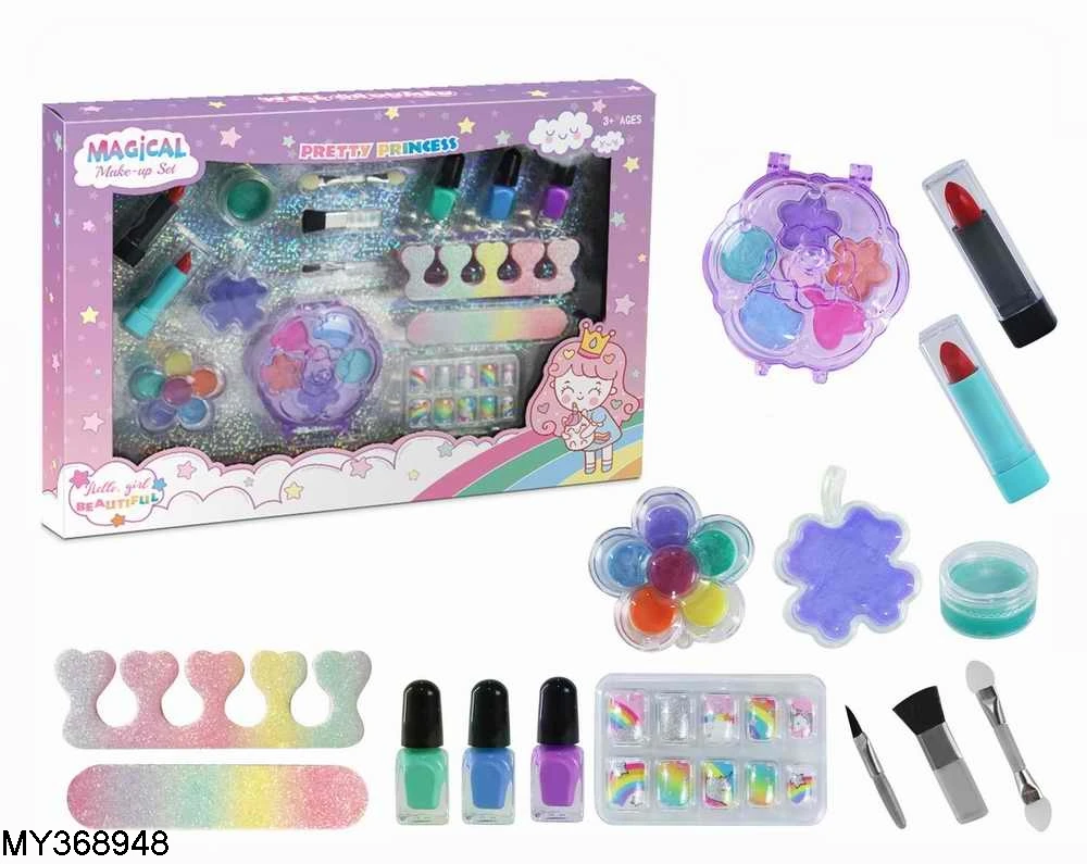Pretend fashion girls beauty play set kids makeup sets kit girls cosmetic toys