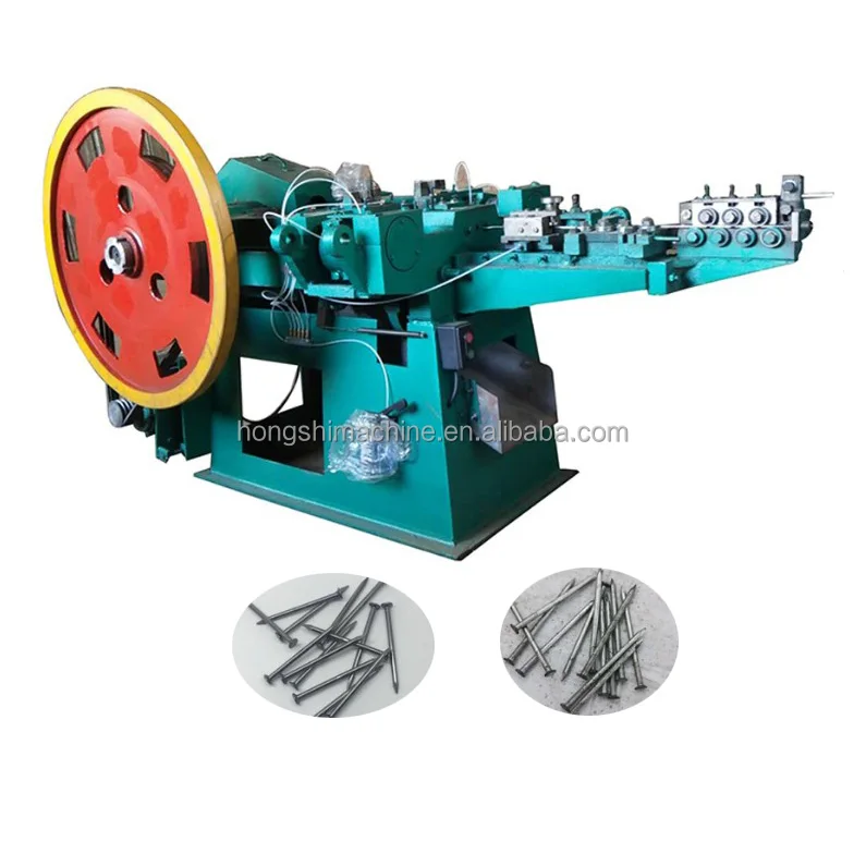 Industrial Wire Nail Making Machine Polish Used Nails Equipment Production