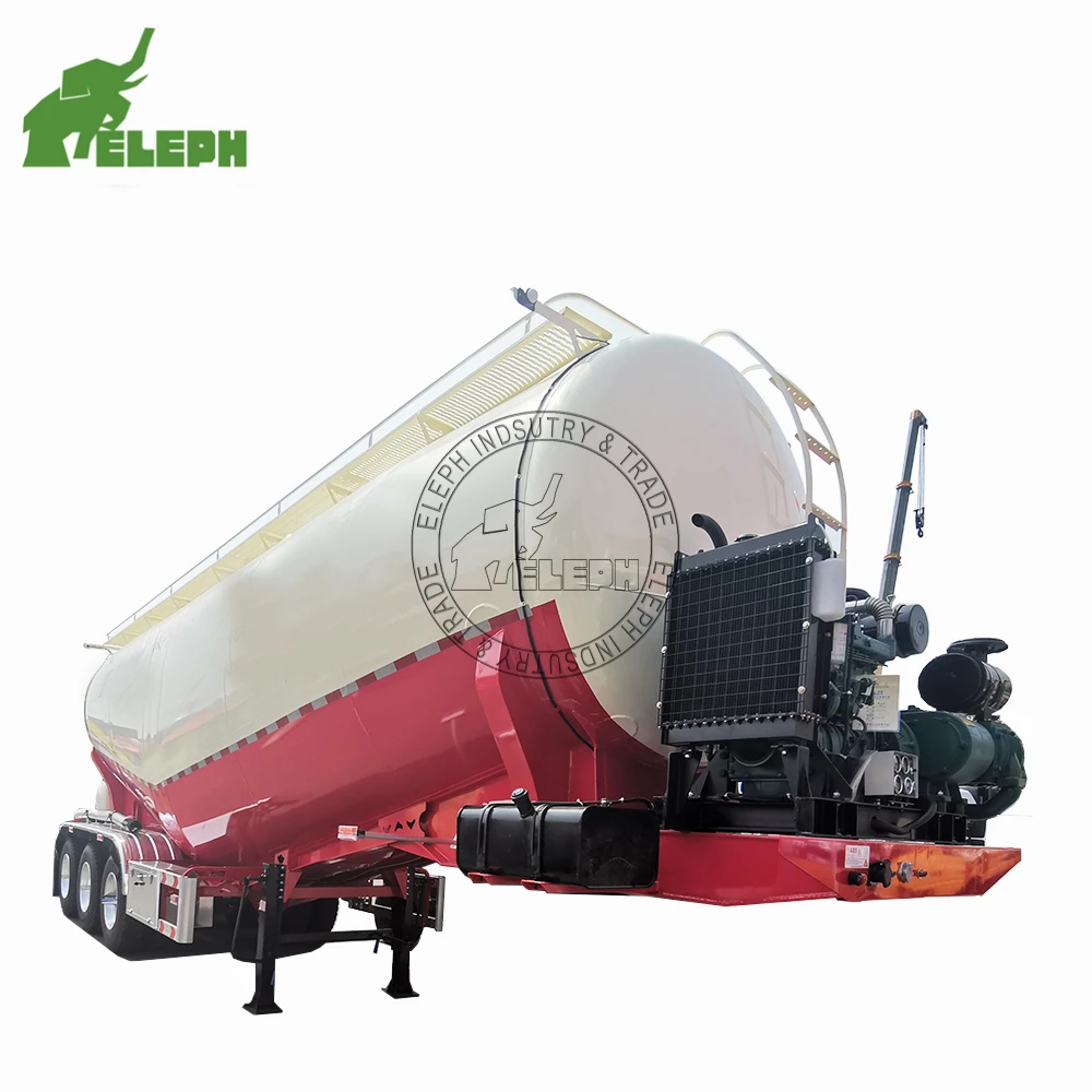 Bulk Powder Carrier Tanker Silo Cement Bulk Truck Trailer