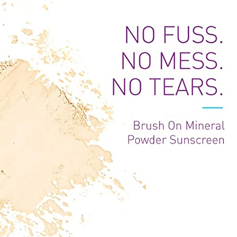 Broad Spectrum Brush on Mineral SPF Powder Sunscreen for Kids and Babies