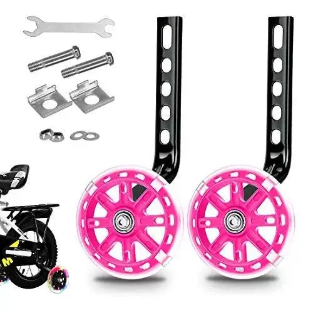 Adjustable Cycling 12-20inch Universal Kids Bicycle Balance Training Wheels Bikes Side Wheels