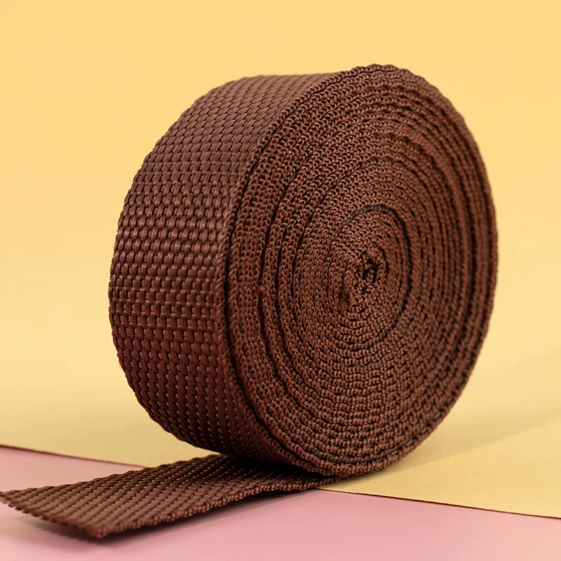 Eco-friendly Double Color Polyester Woven Webbing Nylon Ribbon Pp Tape For Belt