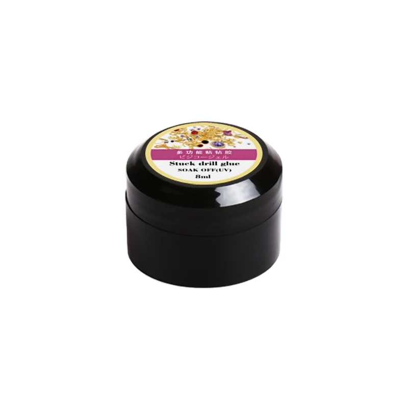 Nail nail non-wash light therapy adhesive foreign trade is specially for caulking special strong dipping drill reinforcement