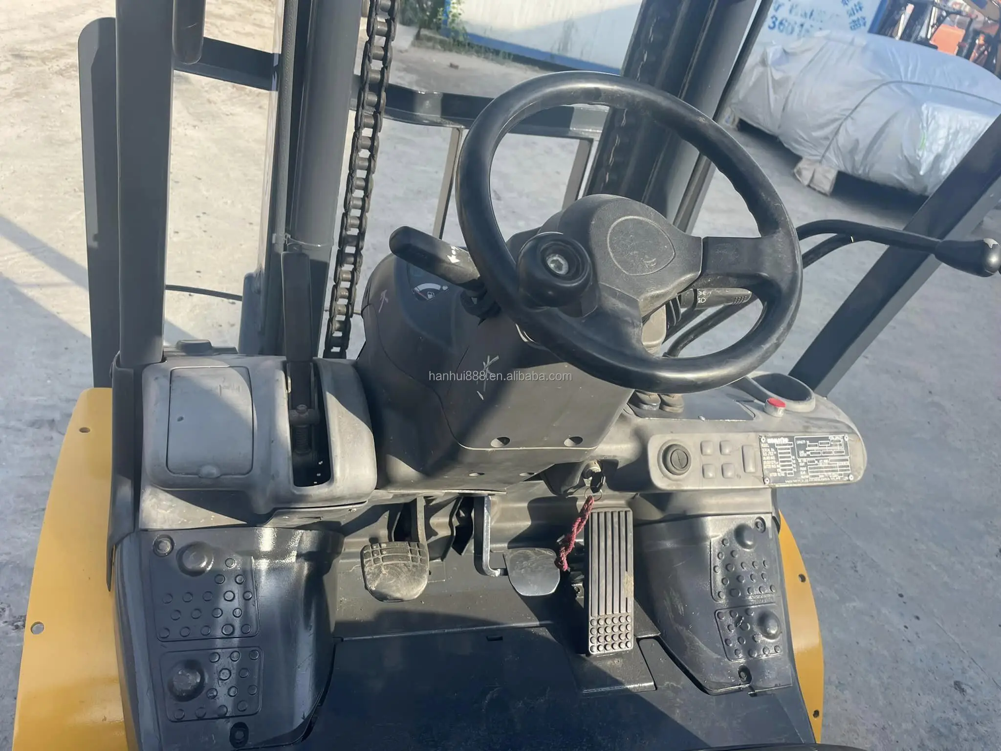 95% Новый высокопроизводительный погрузчик komatsu30 3-тонный Подержанный вилочный оригинальная японская строительная машина