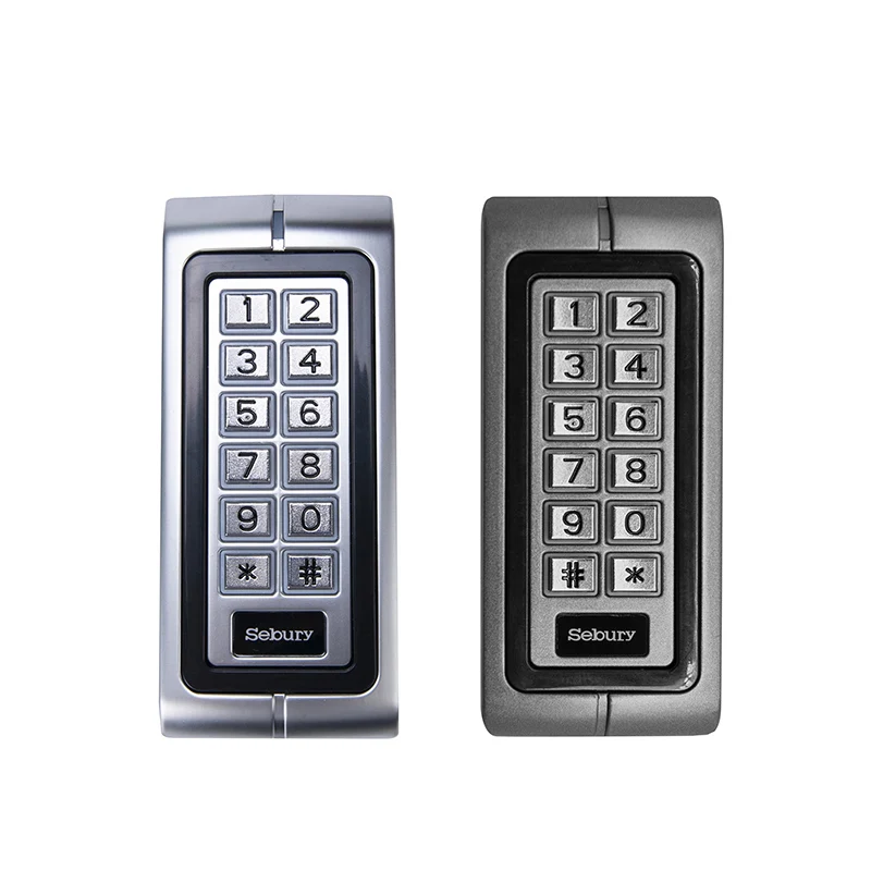 Sebury Anti-Vandal Waterproof Rfid Access Control Keypad Wiegand Output 125KHz EM Card Access Controller