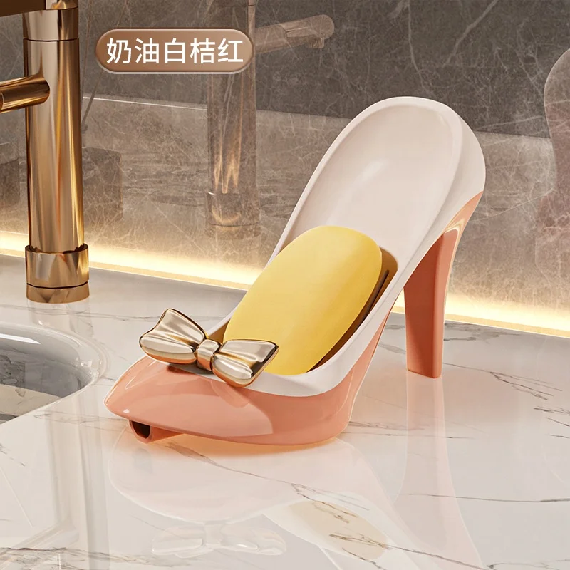 Wholesale Plastic Soap Storage Box Double-Layer Bar Soap Dish Holder for Shower Kitchen Bathroom