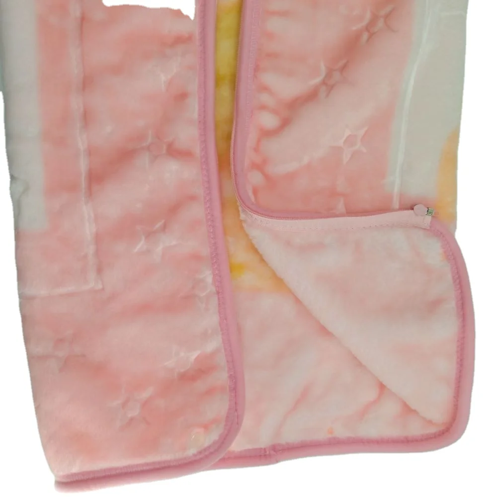 High quality fashion soft baby sac baby blanket with embossing newborn popular baby swaddle blanket new arrivals