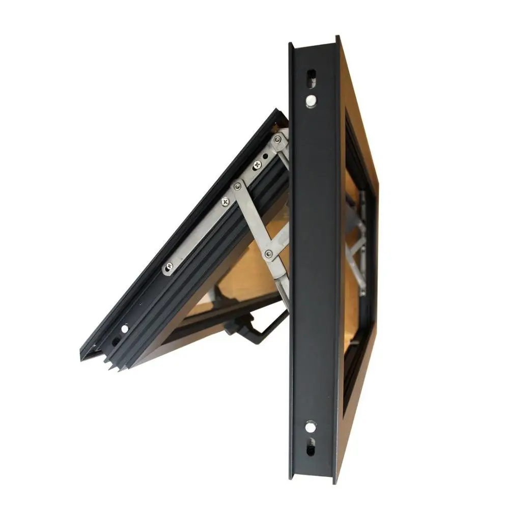 Minglei Black Aluminum Awning Australia Standard Window with Nail fin