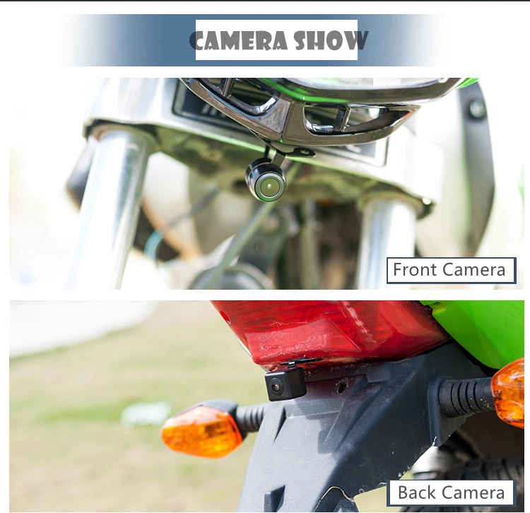 Motorbike Camera 720P 3 inch Video Recorder Dual Lens Motorcycle DVR Driving Motor Bike Camera Motorcycle Recorder