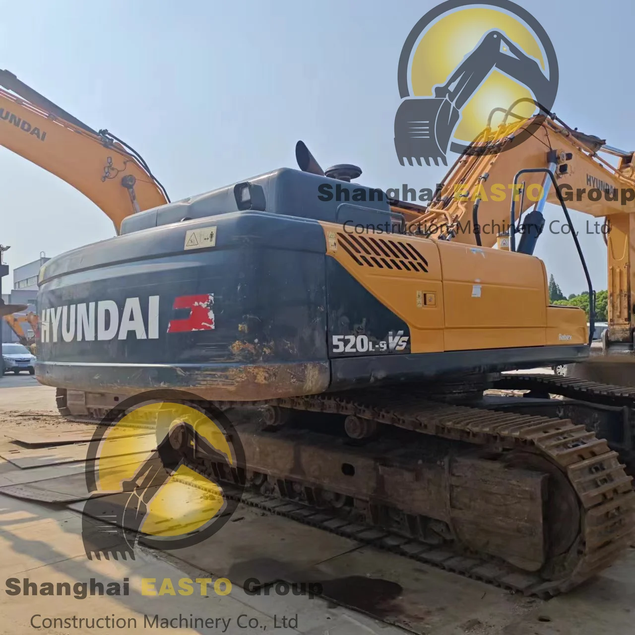Оригинальный подержанный экскаватор Hyundai 520l 50t импортированный из Южной Кореи экскаваторы hyundai 225lc 220lc