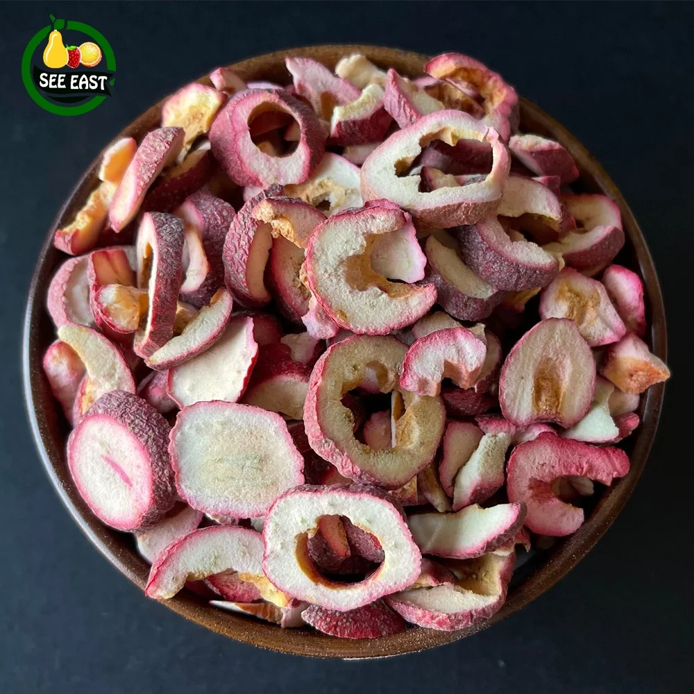 Halal certified Dried fruits product pure dry fruit vacuum freeze dried hawthorn seedless natural berry sliced