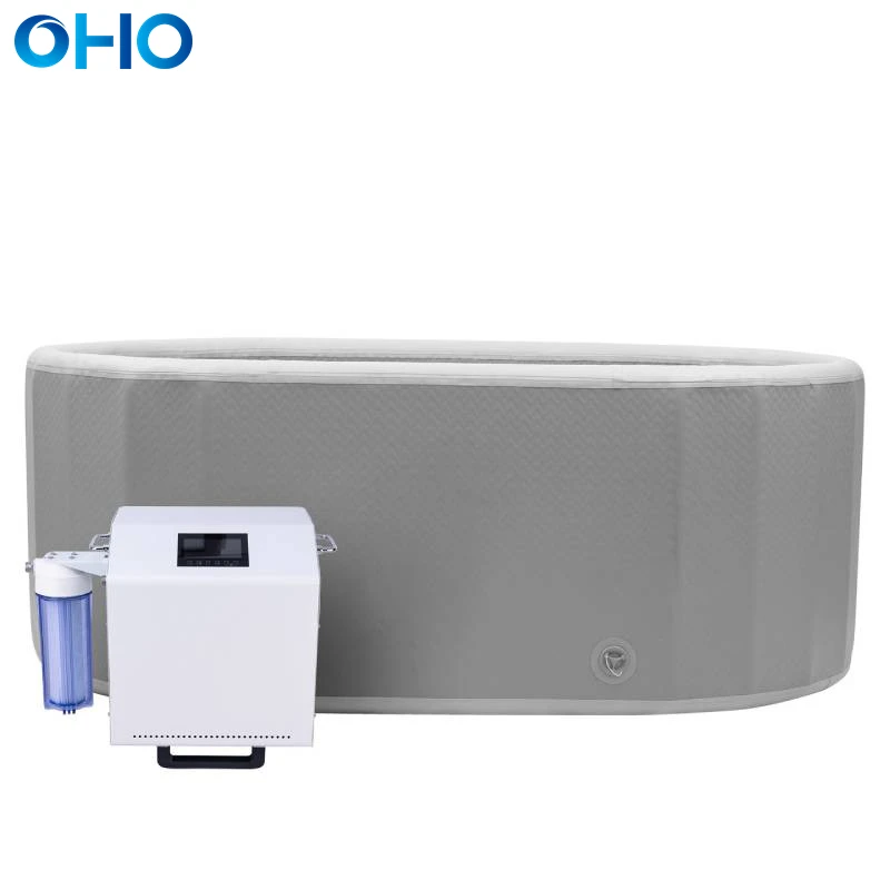 DWF Dropstitch Training Cold Therapy Pool Tub Barrel Inflatable Ice Bath for Fitness Recovery